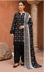 MDL Monochrome Vol-5 – 3 Piece Unstitched Printed Lawn Suit
