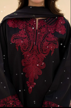 ZAROON 3PC UNSTITCHED LAWN