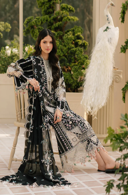 Freesia by Bin Ilyas Luxury Embroidered Lawn'25 103 - B - TC-1248