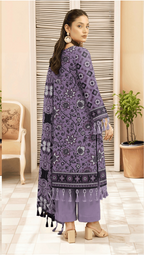 Premium 3-Piece Floral Printed Lawn Suit with Cotton Dupatta ✨