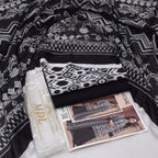 MDL Monochrome Vol-5 – 3 Piece Unstitched Printed Lawn Suit