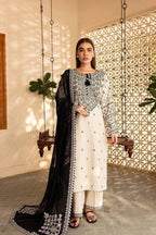 Arfa Embroidered 3-Piece Lawn Suit with Chiffon Dupatta