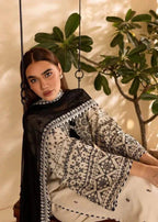 Arfa Embroidered 3-Piece Lawn Suit with Chiffon Dupatta