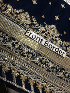 Asim Jofa Luxury Chiffon Embroidered 3 Piece Unstitched - AJFO-02