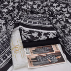 MDL Monochrome Vol-5 – 3 Piece Unstitched Printed Lawn Suit
