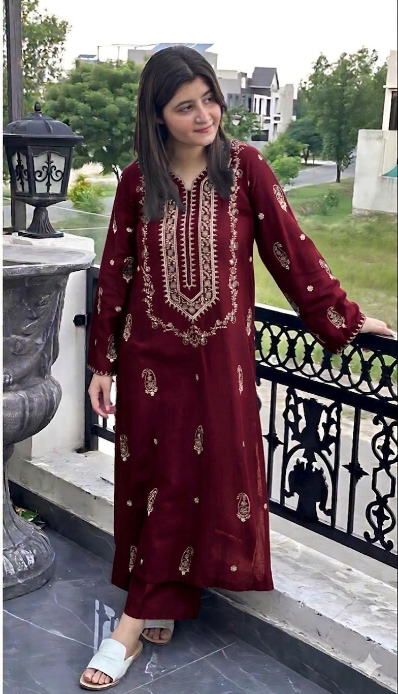 AISLING LAWN 2PC EMBROIDERED