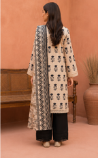 MDL Monochrome Vol-5 – 3 Piece Unstitched Printed Lawn Suit
