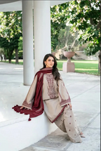 BAROQUE - 3PC LAWN EMBROIDERED