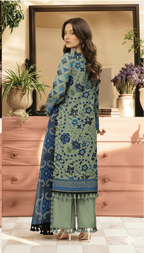 Premium 3-Piece Floral Printed Lawn Suit with Cotton Dupatta ✨