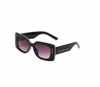 Trendy Square Frame Sunglasses with Gold Star Detail