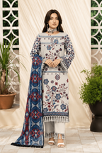 Premium 3-Piece Digital Printed Lawn Suit with Vibrant Dupatta ✨