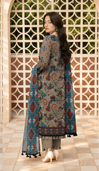 Premium 3-Piece Floral Printed Lawn Suit with Cotton Dupatta ✨